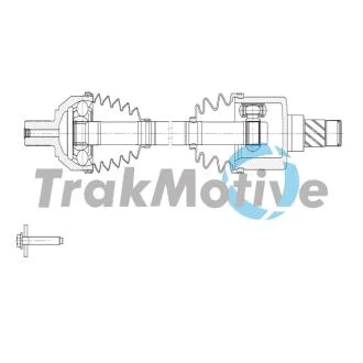 FORD Напіввісь передн. лів. MONDEO IV (BA7) 2.2 TDCi 08-10 TRAKMOTIVE 30-2155