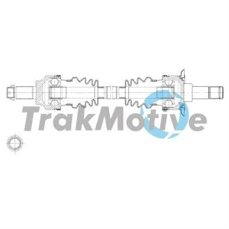 BMW Напіввісь задн. прав. 1 (F20) 114 i 12-15 TRAKMOTIVE 30-2157