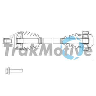 AUDI Напіввісь передня ліва A3 (8P1) 1.6 TDI 09-12 TRAKMOTIVE 30-2176