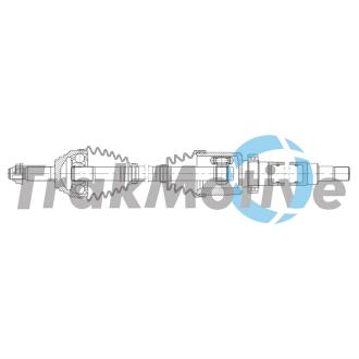 FORD Напіввісь передн. прав. FIESTA VI (CB1, CCN) 1.6 ST 13-17 TRAKMOTIVE 30-2184