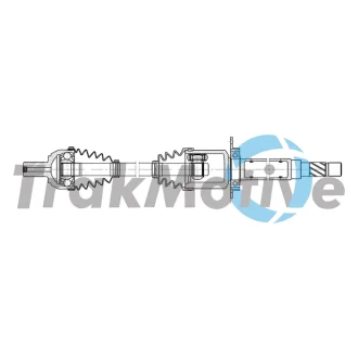 VOLVO Напіввісь передня права S60 II (134) D2 15-18 TRAKMOTIVE 30-2196