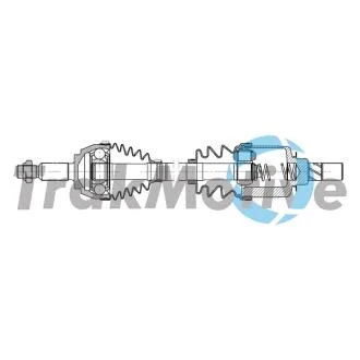 RENAULT Напіввісь передн. лів. MEGANE III 1.5 dCi 08-15, SCENIC III (JZ0/1) 1.5 dCi 09-16 TRAKMOTIVE 30-2198