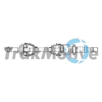 RENAULT Напіввісь передн. прав. CLIO III (BR0/1, CR0/1) 1.2 16V 10-14 TRAKMOTIVE 30-2199