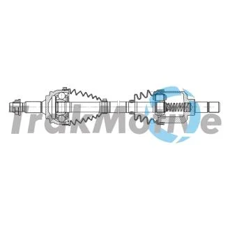 CITROEN Напіввісь передня ліва BERLINGO 1.5 BlueHDi 75 18-, PEUGEOT 308 II 1.2 VTi 72 13-21, OPEL COMBO E Tour / Life (K9) 1.5 18- TRAKMOTIVE 30-2218