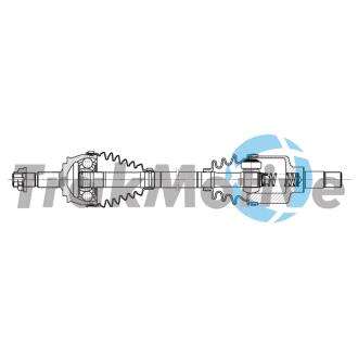 CITROEN піввісь ліва NEMO 1.4 08-, FIAT FIORINO 1.4 07-, QUBO 1.08-, PEUGEOT BIPPER 1.4 08- TRAKMOTIVE 30-2227