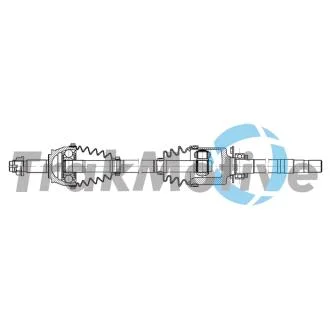 CITROEN Напіввісь передня ліва/права NEMO 1.3 HDi 80 15-, PEUGEOT BIPPER (AA_) 1.3 HDi 75 10- TRAKMOTIVE 30-2230