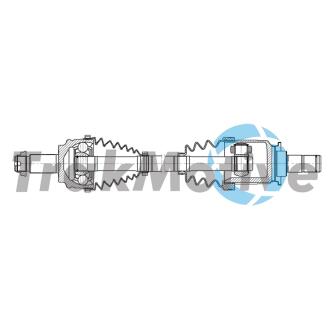 BMW Напіввісь передня ліва E83 X3 04- TRAKMOTIVE 30-2232