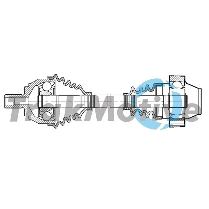 VW Напіввісь передня права AMAROK 2.0 BiTDI 10-12 TRAKMOTIVE 30-2248 (фото 1)
