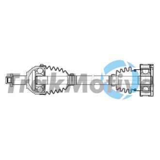 AUDI Напіввісь передня права A1 (8X1, 8XK) 1.4 TDI 14-18, VW POLO V (6R1, 6C1) 1.4 TDI 14-17, SKODA FABIA III (NJ3) 1.4 TDI 14-21 TRAKMOTIVE 30-2253