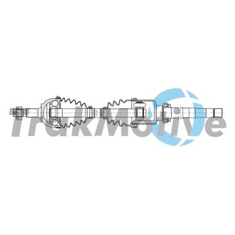 CITROEN Напіввісь права C4 I 2.0 HDi 04-11 TRAKMOTIVE 30-2256