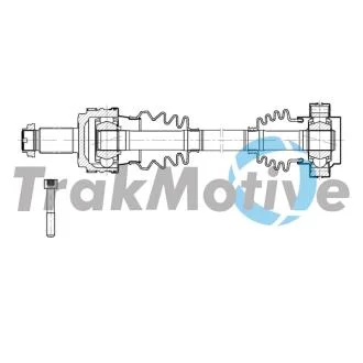 BMW Напіввісь задня права X3 (E83) 2.0 d 04-07 TRAKMOTIVE 30-2266