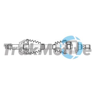 ALFA ROMEO Напіввісь передня ліва 159 (939_) 1.9 JTDM 8V 05-11 TRAKMOTIVE 30-2268