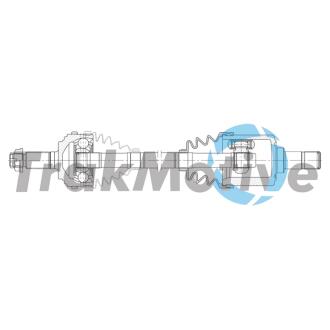 HONDA Напіввісь передня права HR-V (GH) 1.6 16V 4WD 99-05 TRAKMOTIVE 30-2276