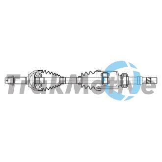NISSAN Напіввісь передн. прав QASHQAI / QASHQAI +2 I 2.0 07-13 TRAKMOTIVE 30-2281