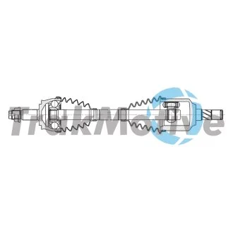 FIAT Напіввісь передн. ліва BRAVO II 2.0 D Multijet 08-14, OPEL COMBO Tour 2.0 CDTI 12- TRAKMOTIVE 30-2338