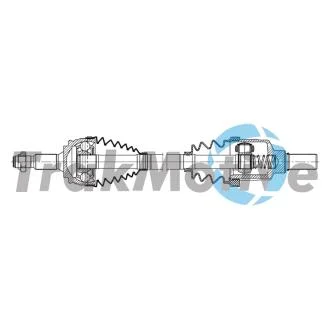 CITROEN Нкапіввісь передня ліва C4 GRAND PICASSO II 1.2 THP 130 14-, PEUGEOT 3008 II 1.6 BlueHDi 120 16-19 TRAKMOTIVE 30-2339