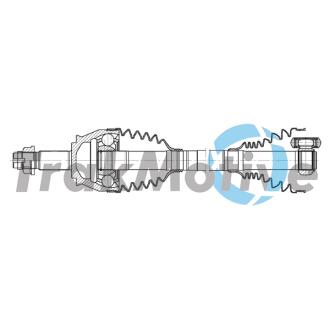 FIAT Напіввісь передня ліва/права DOBLO (263_) 1.6 D Multijet 10-23 TRAKMOTIVE 30-2353
