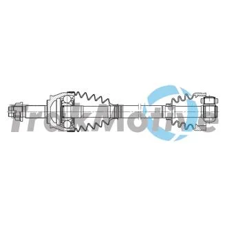 FIAT Напіввісь передня ліва/права GRANDE PUNTO (199) 1.6 D Multijet 08- TRAKMOTIVE 30-2356