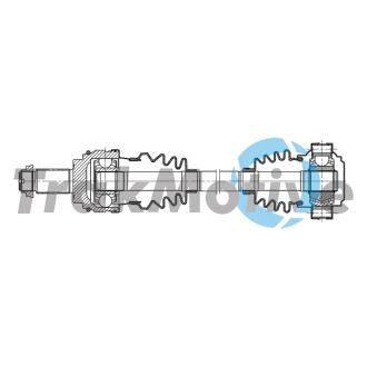 BMW Напіввісь задня ліва X1 (E84) sDrive 18 d 09-15 TRAKMOTIVE 30-2377