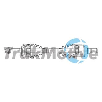 KIA Напіввісь передня права PICANTO III (JA) 1.2 17- TRAKMOTIVE 30-2379