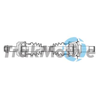 DB Напіввісь задня права C-CLASS (W205) C 180 14-21 TRAKMOTIVE 30-2384