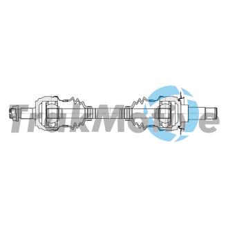 DB Напіввісь задня ліва C-CLASS (W205) C 180 14-21 TRAKMOTIVE 30-2385