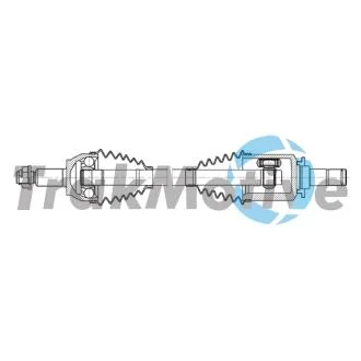 LAND ROVER Напіввісь передня ліва RANGE ROVER SPORT II (L494) 2.0 P400e PHEV 4x4 17-22 TRAKMOTIVE 30-2394