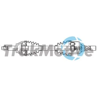 OPEL Напіввісь передня ліва VIVARO B (X82) 1.6 CDTI 15-19, RENAULT TRAFIC III 1.6 dCi 120 14- TRAKMOTIVE 30-2590