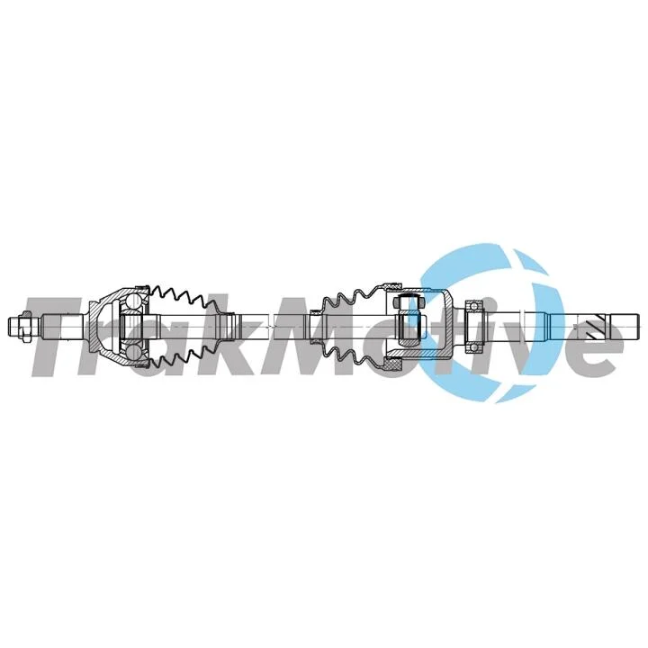 OPEL Напіввісь передня права VIVARO B (X82) 1.6 CDTI 15-19, RENAULT TRAFIC III 1.6 dCi 120 14- TRAKMOTIVE 30-2591 (фото 1)