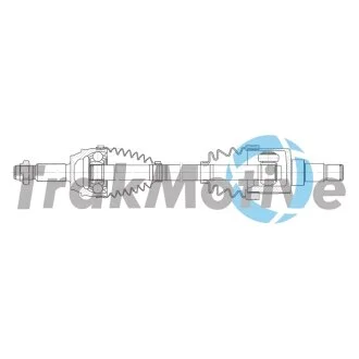 FORD Напіввісь передня ліва FIESTA VI (CB1, CCN) 1.5 TDCi 12-17 TRAKMOTIVE 30-2607
