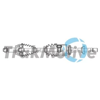LAND ROVER Напіввісь передня права (9 ст. АКП) DISCOVERY SPORT (L550) 2.2 D 4x4 14- TRAKMOTIVE 30-2621