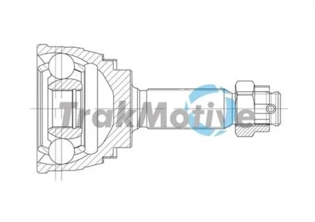 HYUNDAI К-кт ШРКШ 25/30 зуб. LANTRA II (J-2) 1.5 12V 96-00, MITSUBISHI LANCER V Station Wagon 1.6 16V 92-03 TRAKMOTIVE 40-0649