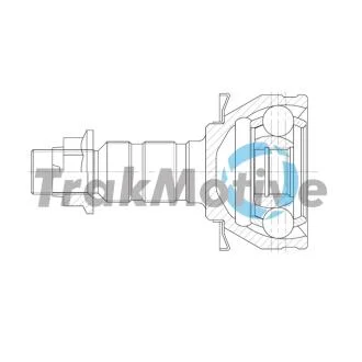 OPEL ШРКШ зовнішній к-кт 30/23 зуб. ASTRA J GTC 1.4 Turbo (08) 11-18, SAAB 9-5 (YS3G) 2.0 TTiD XWD 10-12 TRAKMOTIVE 40-0967