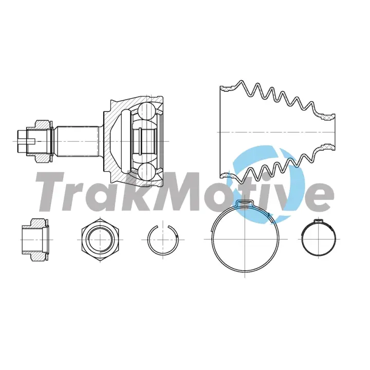JEEP К-кт ШРКШ RENEGADE VAN (BU, B1) 1.4 14- TRAKMOTIVE 40-0979 (фото 1)