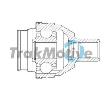 OPEL К-кт ШРКШ внутріш. ASTRA H (A04) 1.3 CDTI (L48) 05-10 TRAKMOTIVE 45-0299