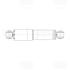 Амортизатор Dodge Caravan (07-)/Chrysler Voyager (07-) задн. Trialli AG 03520 (фото 2)