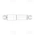 Амортизатор Dodge Caravan (07-)/Chrysler Voyager (07-) задн. Trialli AG 03520 (фото 2)