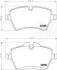 Колодки гальмівні Mini Cooper S/D/SD (06-) передня (в компл. з датчиком) Trialli PF 4388 (фото 2)