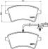 Колодки тормозные Renault Kangoo II (07-) передн т/с Bosch (в компл. с датч.) Trialli PF 4389 (фото 2)