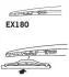 Щітка склоочисника каркасна задня 180мм ExactFit Rear Citroen C4 (LC), DS3, DS4 (B) TRICO Trico EX180 (фото 4)