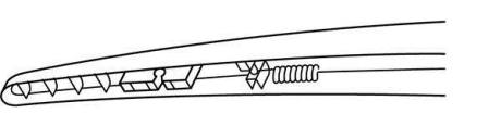 Щетка стеклоочистителя каркасная задняя 180мм ExactFit Rear Citroen C4 (LC), DS3, DS4 (EX180B) Trico EX180 (фото 1)