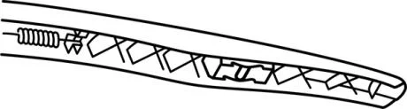 Щетка стеклоочистителя бескаркасная задняя 250мм ExactFit Rear Citroen C5, Ford Mondeo V, Renault Clio IV (B) TRICO Trico EX253