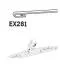 Щетка стеклоочистителя каркасная задняя 280мм ExactFit Rear Cadillac CTS, Ford Fiesta IV,V, Mondeo III (B) TRICO Trico EX281 (фото 3)