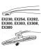 Щетка стеклоочистителя каркасная задняя 300мм ExactFit Rear Renault Duster, Clio, Ford Mondeo IV, Honda Civic VII (B) TRICO Trico EX300 (фото 3)