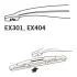 Щітка склоочисника каркасна задня 300мм ExactFit Rear Ford Kuga II, Seat Leon (10-) (B) TRICO Trico EX304 (фото 4)
