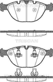 Колодки гальмівні передні TRISCAN 811011011