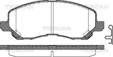 Колодки тормозные дисковые TRISCAN 8110 42019 (фото 1)