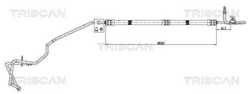 FORD Гідравлічний шланг ГУР TRANSIT 06- TRISCAN 8516 16001 (фото 1)