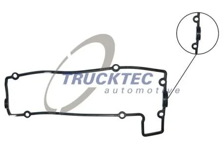 Прокладка клап. крышки (без регулятора) TRUCKTEC 02.10.011