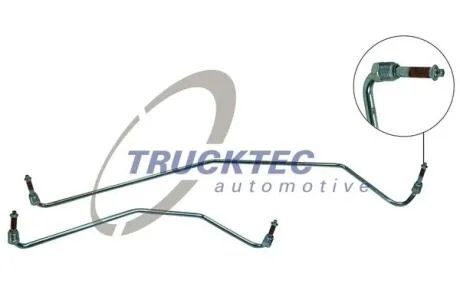 Трубки кермової рейки TRUCKTEC 02.37.904